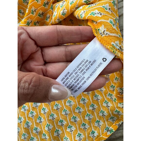 Rhode X Target Casual Skirt Floral Print in Yellow Women's Medium /n2 - Picture 5 of 8